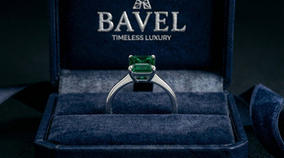 טבעת אמרה | אמרלד מעבדה כסף 925