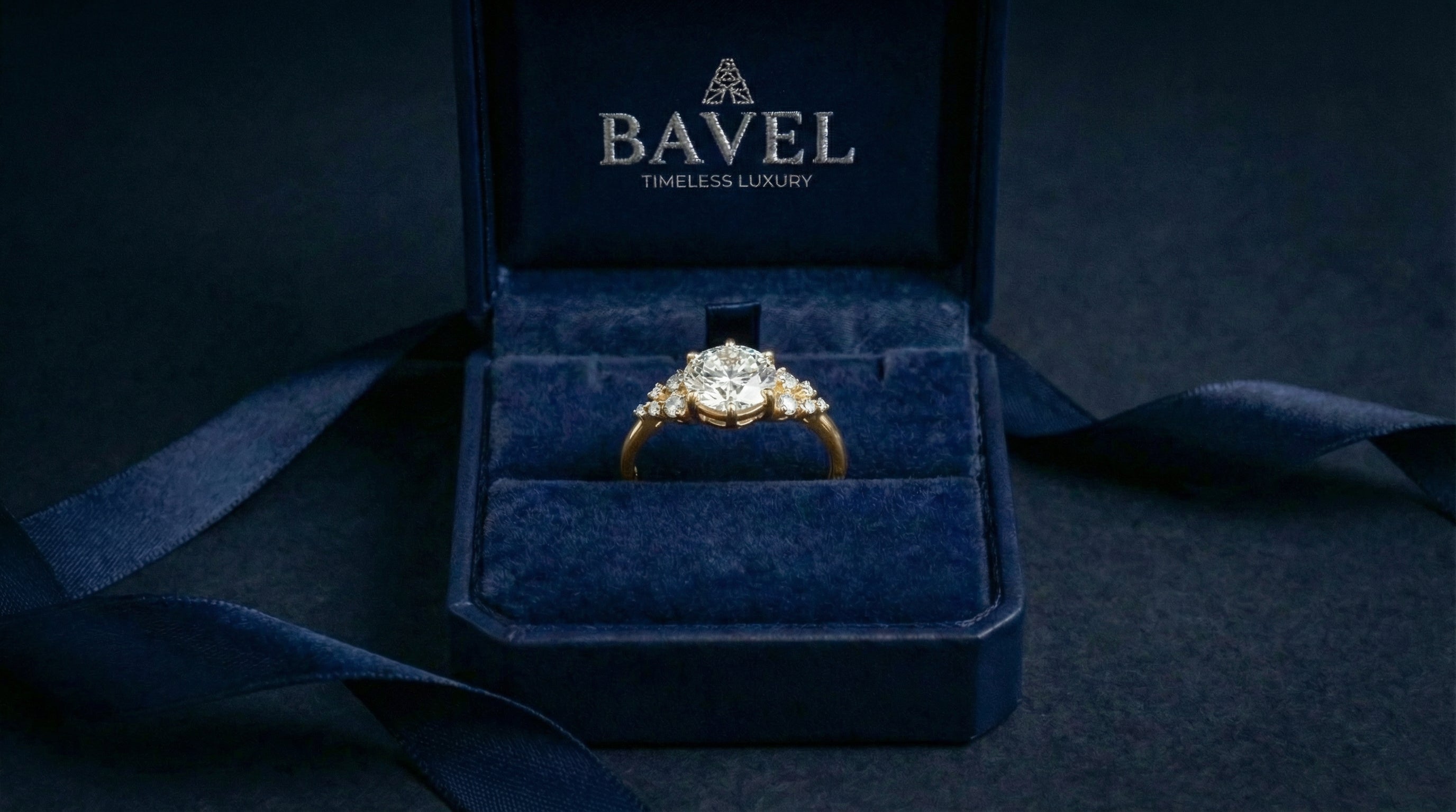 טבעת אוורלין | יהלום מעבדה