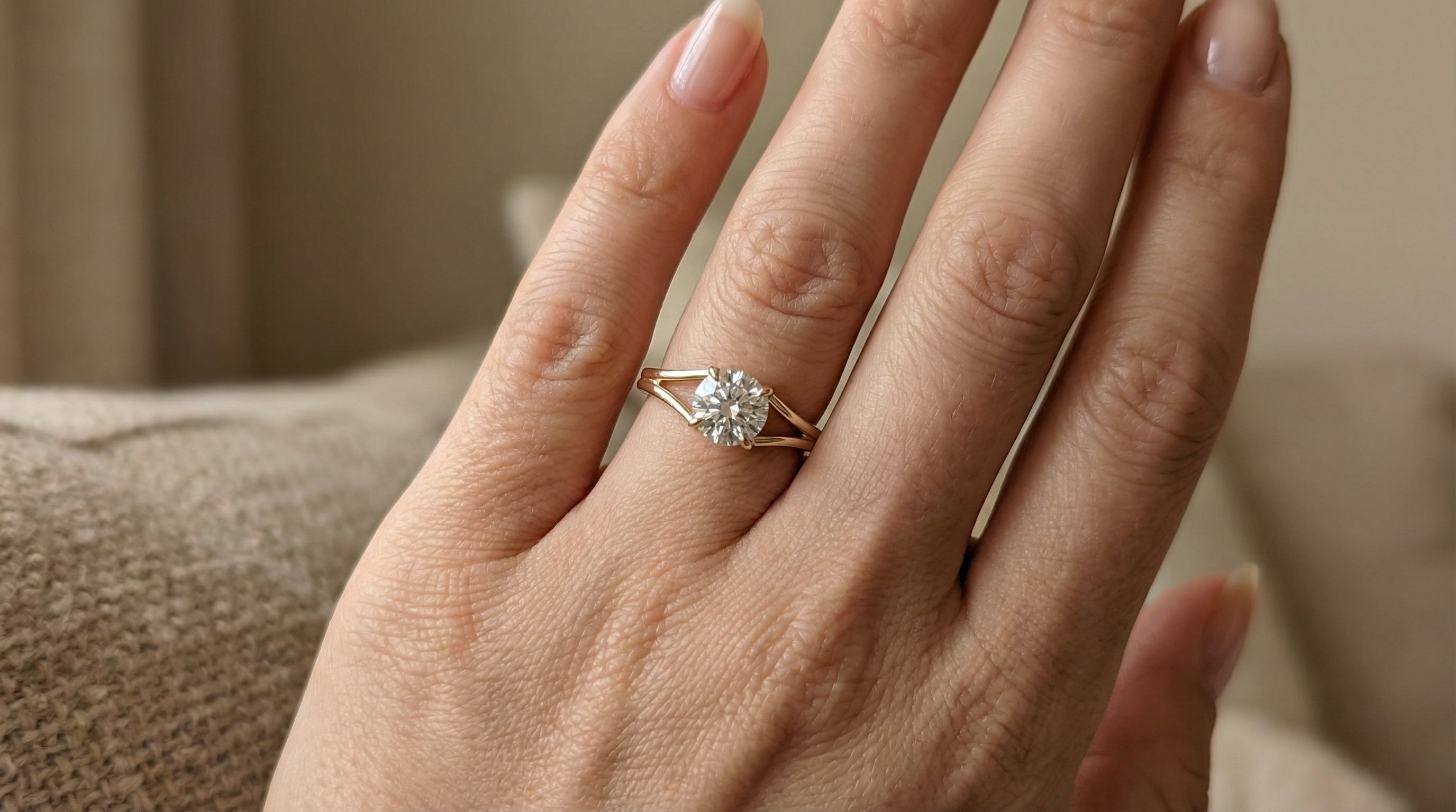 טבעת ספרה | יהלום מעבדה