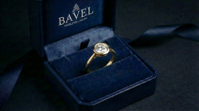 טבעת אקווה | יהלום מעבדה