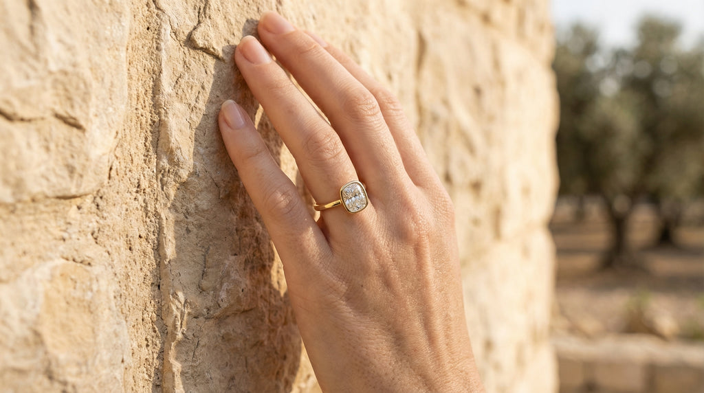 טבעת באזל | טבעת יהלום מעבדה